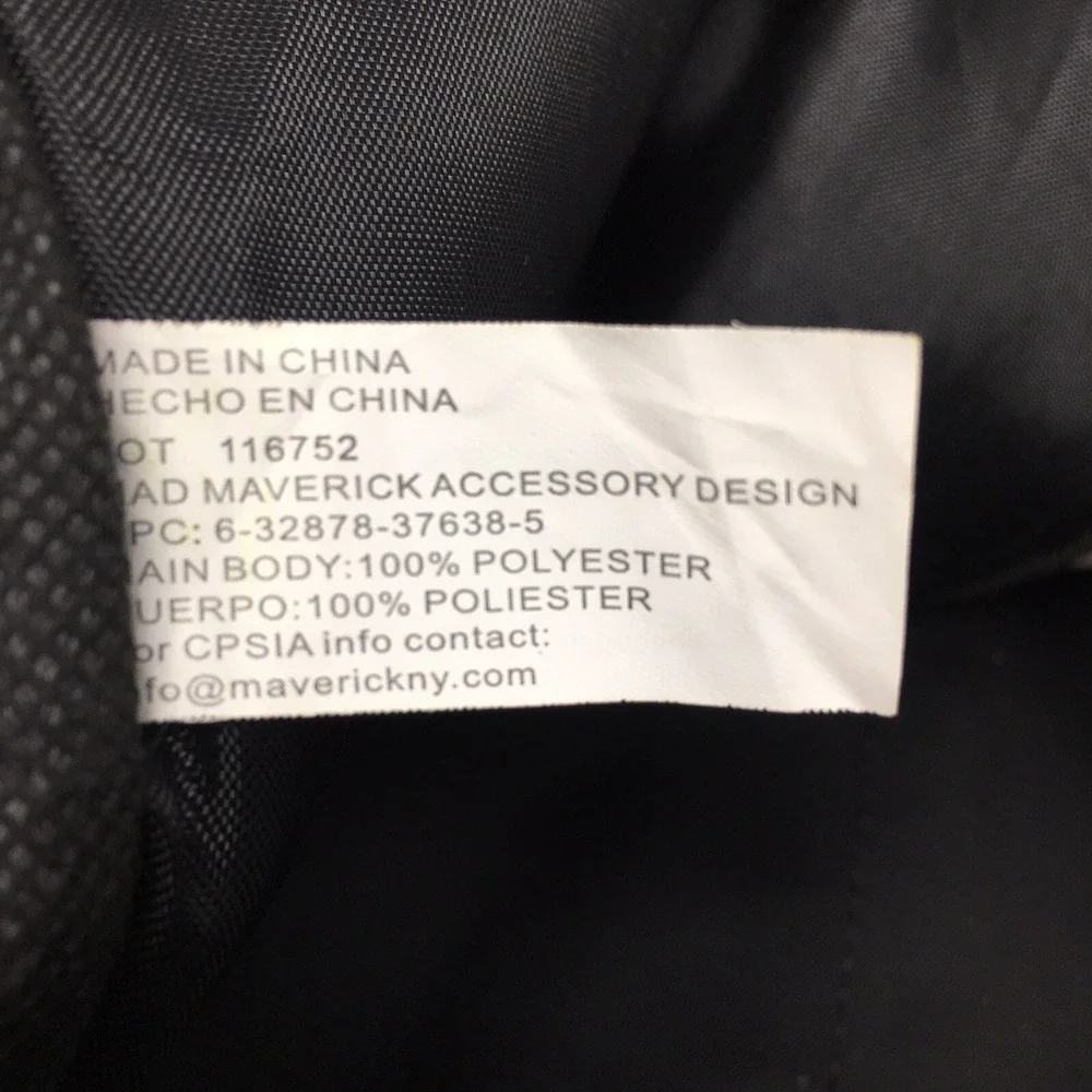 Mad Labs Backpack, Book‎ Bag - Black, Gray, Red, Maverick Accessory Design NWOT